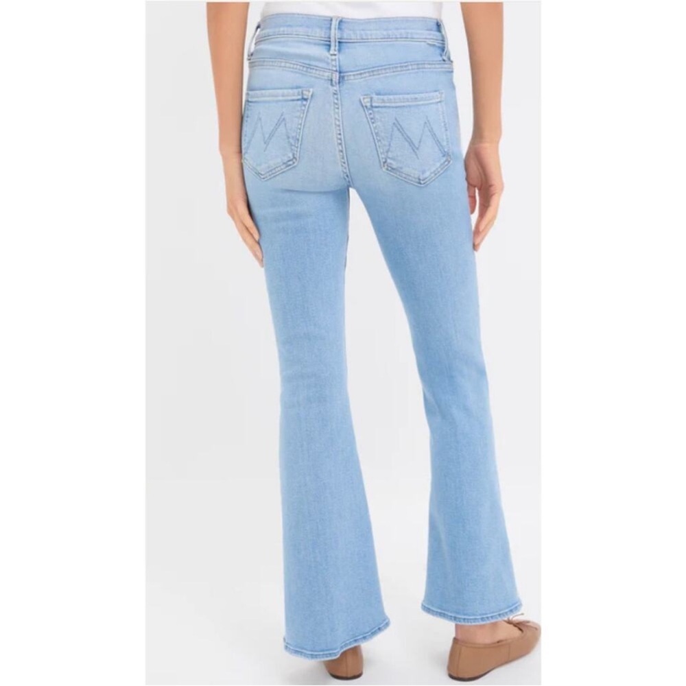 MOTHER The Weekender In Blessing In Disguise Mid Rise Flare Leg Med. Blue SZ 31 - Picture 7 of 16